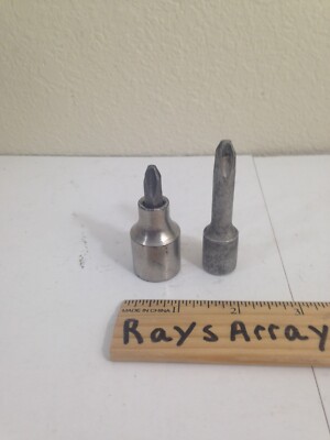 3/8'' & 1/2'' drive #4 PHILLIPS SCREWDRIVER BIT SOCKET, USA, Binsco & Proto