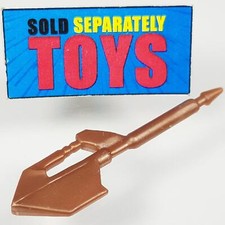 Vtg Battle Beasts Miner Mole #42 AXE staff original 1987 gold weapon accessory