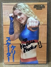 Kellie Skater Signed 2016 Stardom In Person Autograph #66 SP RARE Shimmer KAIRI