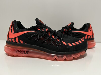 Nike Air Max 2015 Womens NR Black/Lava 746683-011 Sz 8.5 | eBay