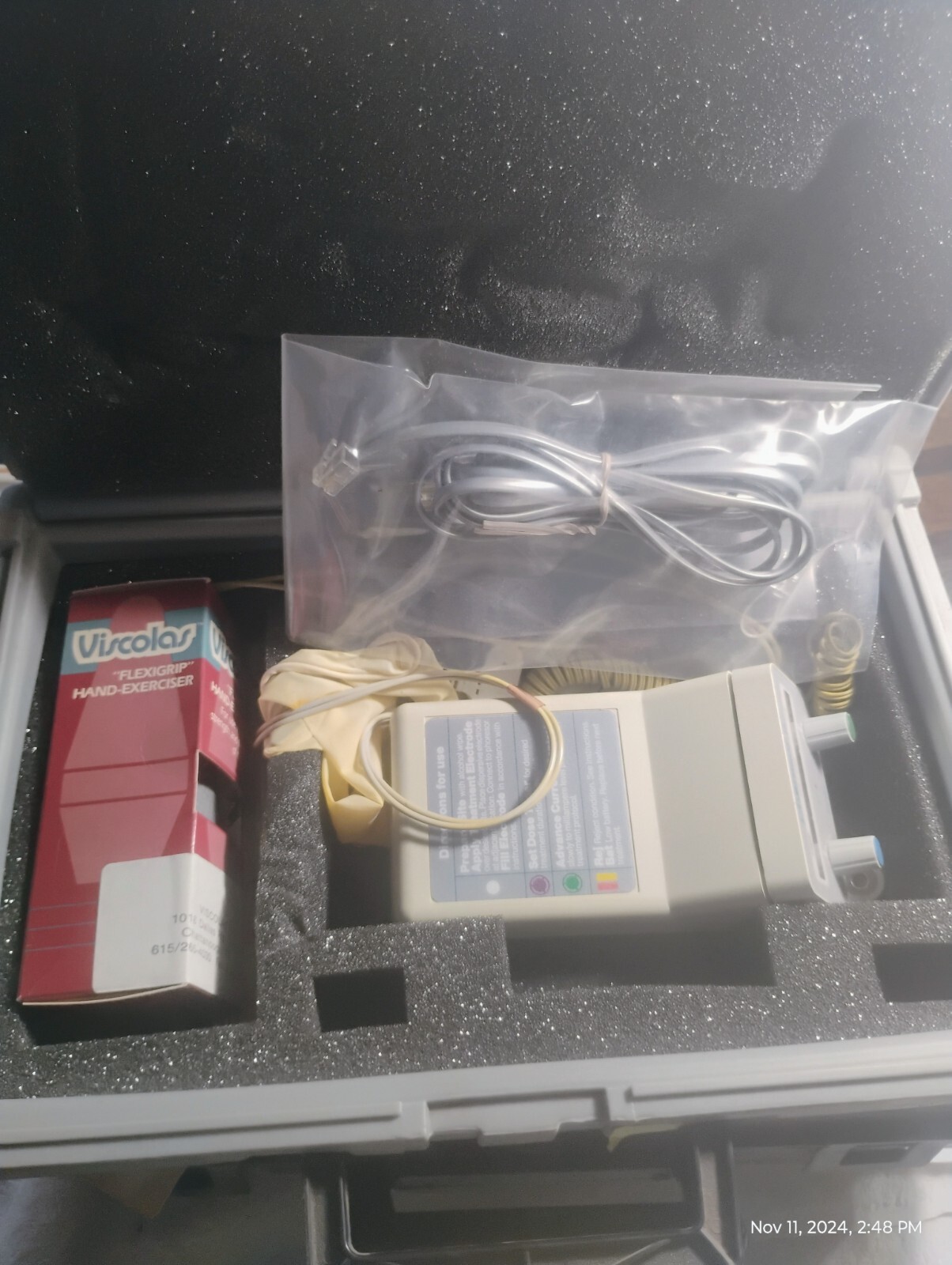 IOMED Phoresor II PM700 Iontophoresis Device with Accessories & Case