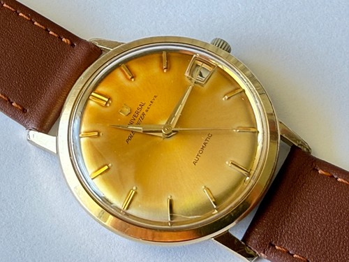 UNIVERSAL GENEVE POLEROUTER Microrotor Vintage - Tropical dial - Imagen 8 de 15