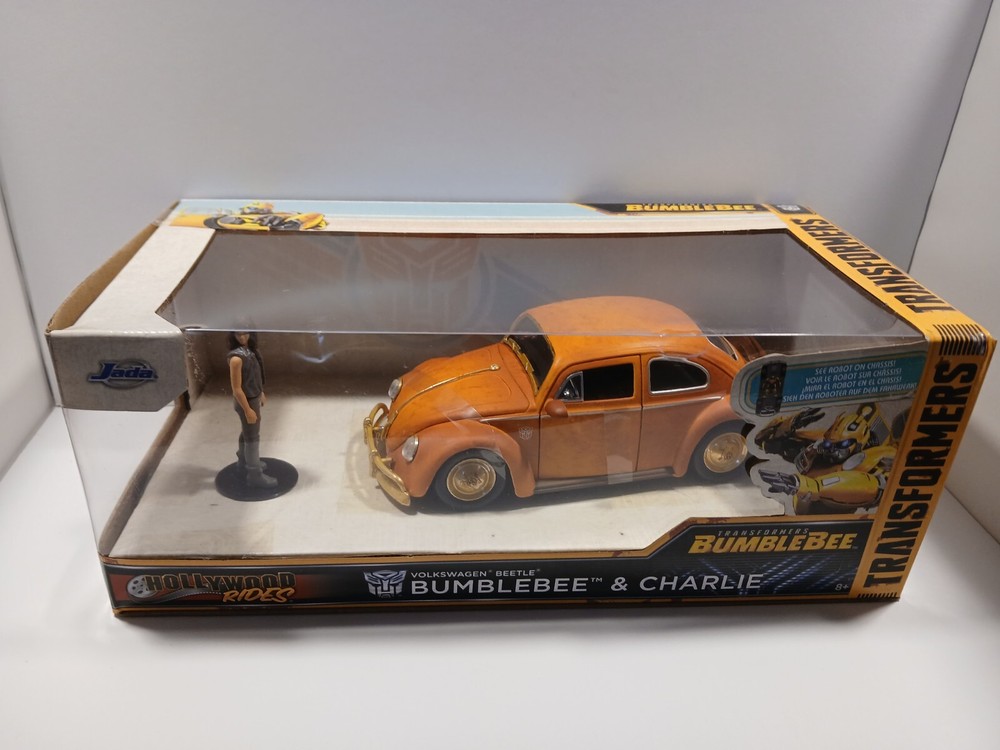 1:24 Scale Jada Transformers VW Beetle Bumblebee & Charlie Action Set