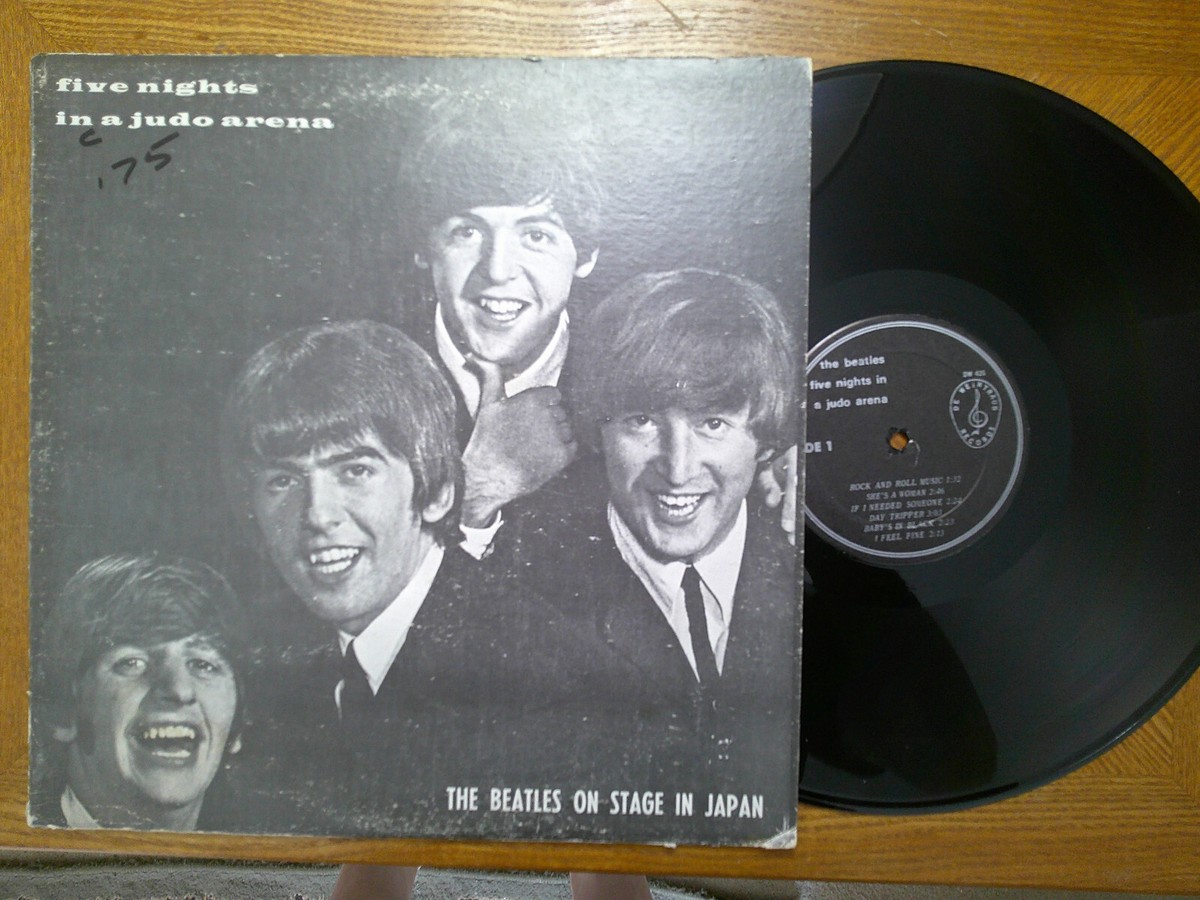 PRIVATE LP RECORD/THE BEATLES/FIVE NIGHTS IN A JUDO ARENA/ON STAGE