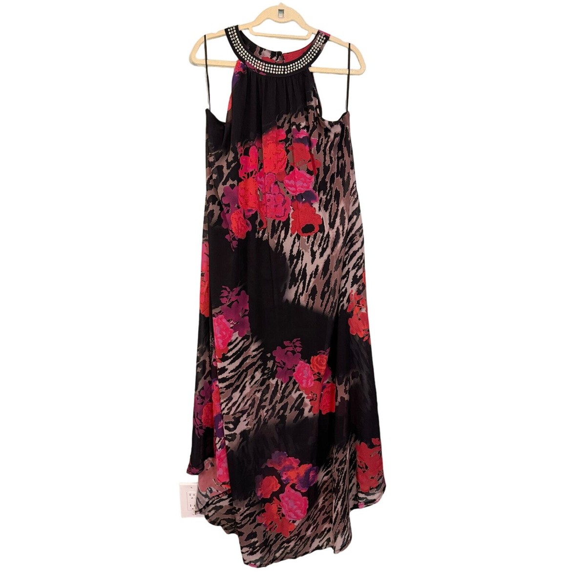 chinese dress ladies Nemidor Plus Size Women Summer Maxi Dress Floral Print Short Sleeve V Neck  Casual Boho Long Dresses with Pocket(422,14,Beige Print) at Amazon Women's  Clothing store