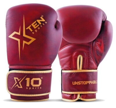 XTEN Pro Boxhandschuhe Echtleder perfekt für Sparring, Training