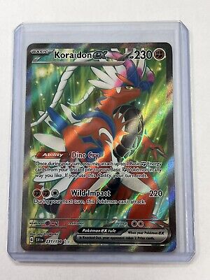  Pokemon - Koraidon ex 231/198 - Scarlet & Violet - Ultra Rare -  Holo Full Art : Toys & Games