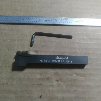 NEW KYOCERA PRECISION INDEXABLE TOOL HOLDER 1/2'' SHANK NRGC434