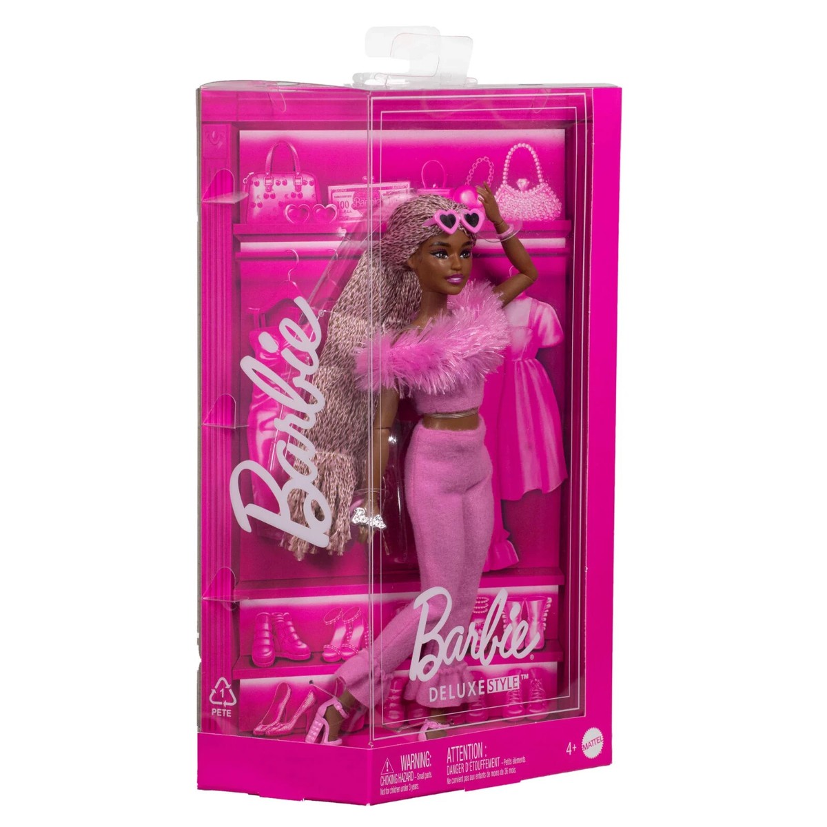 Mattel Barbie Signature Barbie Deluxe Style Doll #4 in Soft Pink