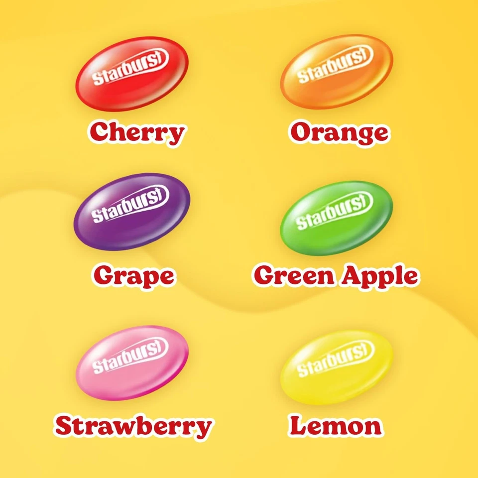 Starburst Assorted Jelly Beans Chewy Bulk Vending Machine Candy - Image 2 of 4