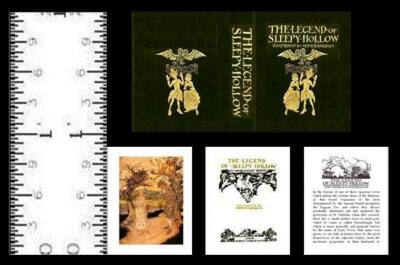 1:12 SCALE MINIATURE BOOK LEGEND OF SLEEPY HOLLOW ARTHUR RACKHAM | eBay