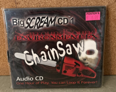 Environment FX Big Scream Audio CD 1 Chainsaw One Hour Loop IT Brand NEW Sealed