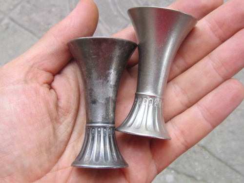 RARO ANTIGUO 2 TAZAS WMF PLATEADAS LICOR AÑOS 1900 - Imagen 7 de 10