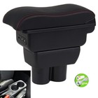Dual Layer Armrest Box For Suzuki Jimny 2000-2017 Central Storage Interior 3 USB