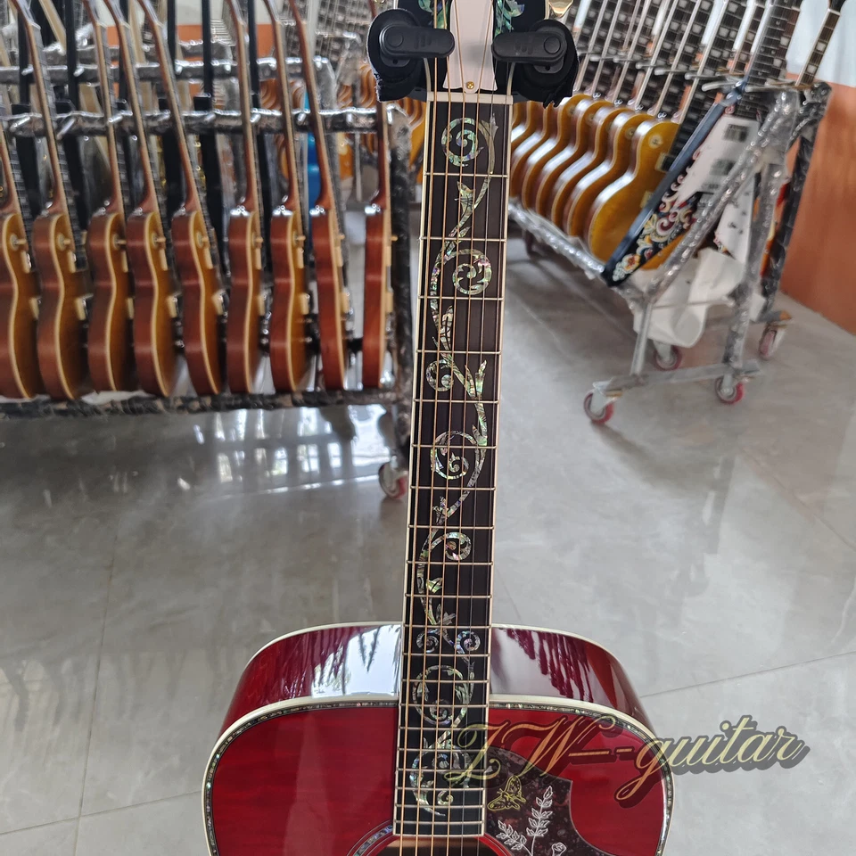 Ultimate Version Hummingbird Acoustic Electric Guitar Spruce Top Vine Inlay B1G - Image 3 of 4