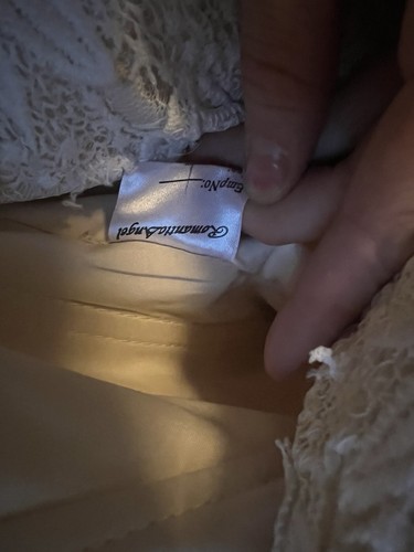 RomanticAngel Mermaid Wedding Dress With Veil Size 2 - Picture 6 of 7