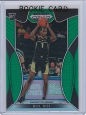 BOL BOL ROOKIE CARD 2019 Panini PRIZMS GREEN VARIATION Basketball RC ~ PISTONS!