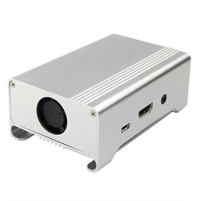 White Aluminum Shell Enclosure Case Box for Geekworm Raspberry Pi 2 B B+ UL