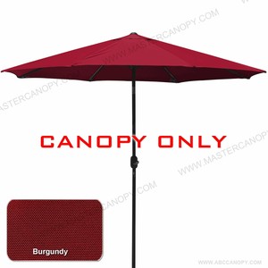 9ft Patio Umbrella Canopy Top Cover Replacement 8 Ribs Market Outdoor Colours Ebay