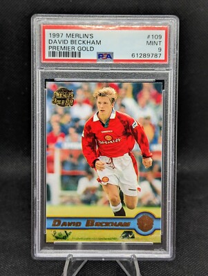 1997-98 Merlin Premier Gold David Beckham #109 PSA 9 | eBay