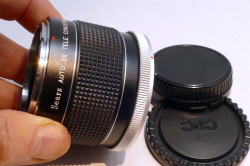 Sears 3X Lens Teleconverter for Canon FD mount manual focus C/FD - Picture 2 of 15