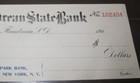 Flandreau South Dakota SD State Bank "Minnie" Vignette 1900's Cashier's Check — photo 3