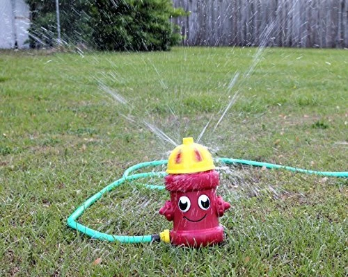 BANZAI SILLY SPRAY RED FIRE HYDRANT HOURS OF SPRINKLING FUN UK SELLER - Image 2 of 2