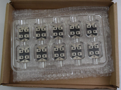 10x OHMITE TGHGCR1000FE RESISTOR 100W SOT227 0.1000 OHM 1% - New Open Case