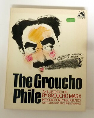 THE GROUCHO PHILE * Groucho Marx Englisch BUCH Book 384 Seiten ´77