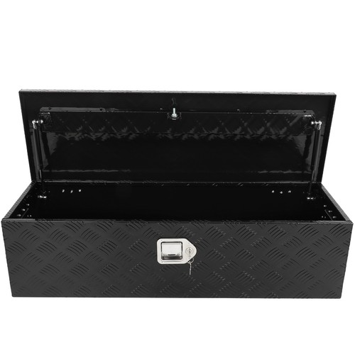 39" Aluminum Truck Underbody Tool Box Trailer RV Tool Storage Under Bed W/Lock - Picture 4 of 10