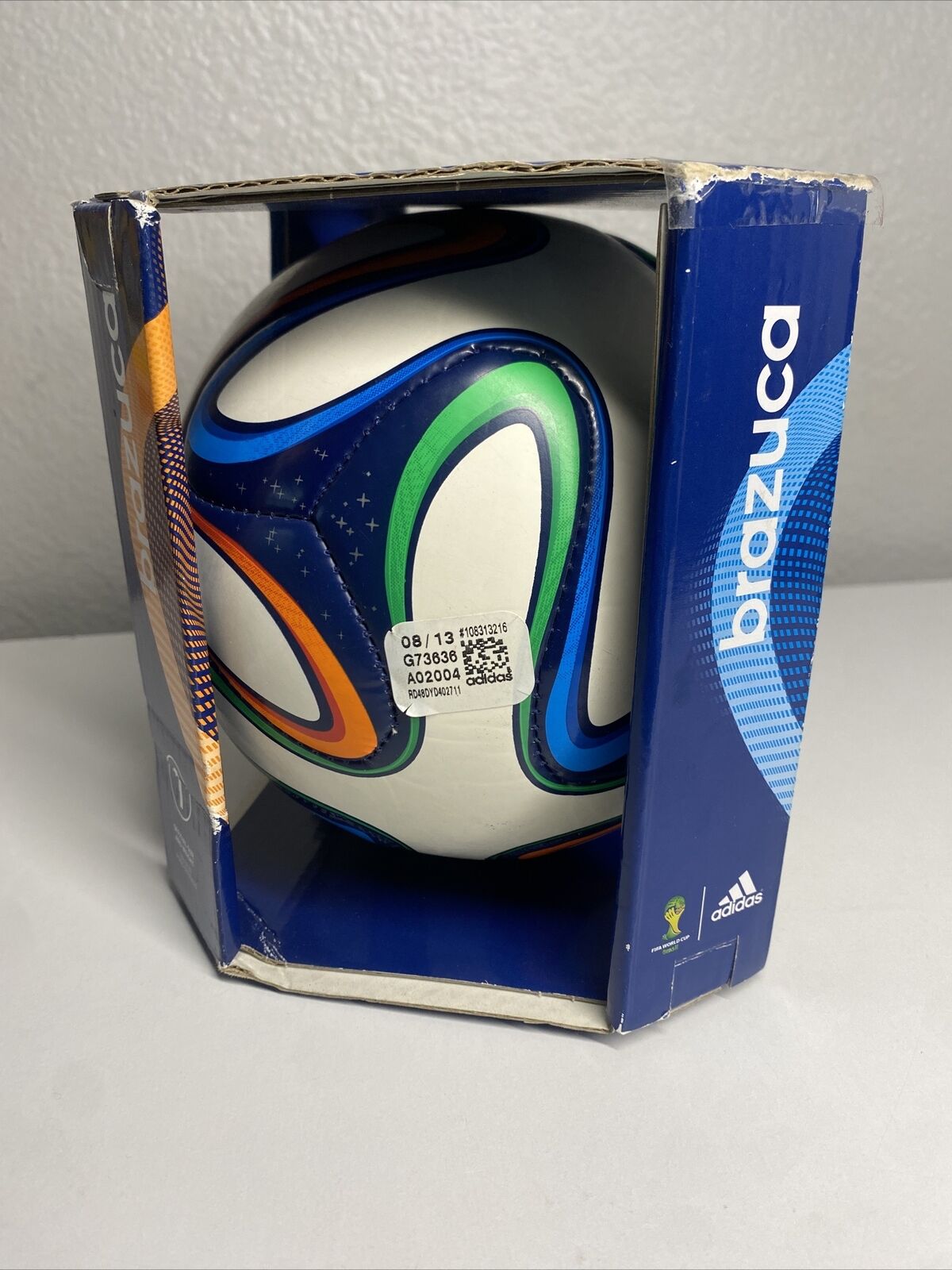 adidas Brazuca Mini Soccer Ball Br019255153 FIFA 2014 World Cup