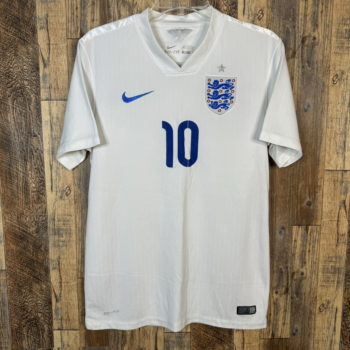ナイキ イングランド代表 ルーニー #10 ユニフォーム 2014アウェイ England 2014 Home WC Soccer Jersey Wayne Rooney #10 Nike Men's Sz