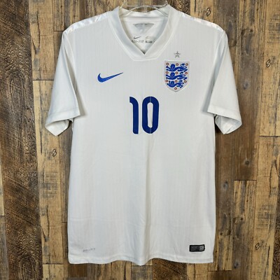 イングランド代表 #10 ルーニー 2014 ホームユニフォーム M NIKE England 2014 Home WC Soccer Jersey Wayne Rooney #10 Nike
