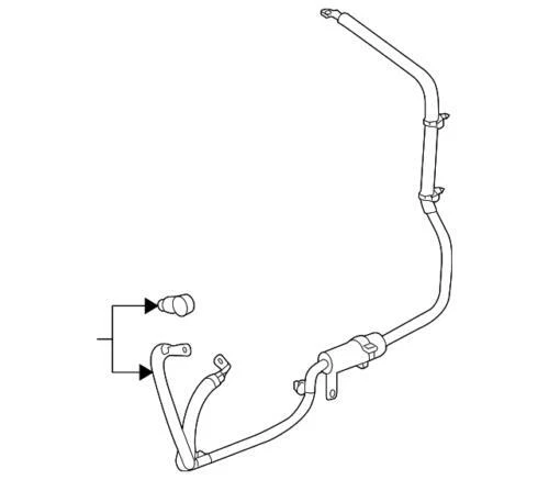 Conjunto de cable de batería negativo positivo Chevrolet GM 2014-2015 genuino 23298210 Foto 3 de 4
