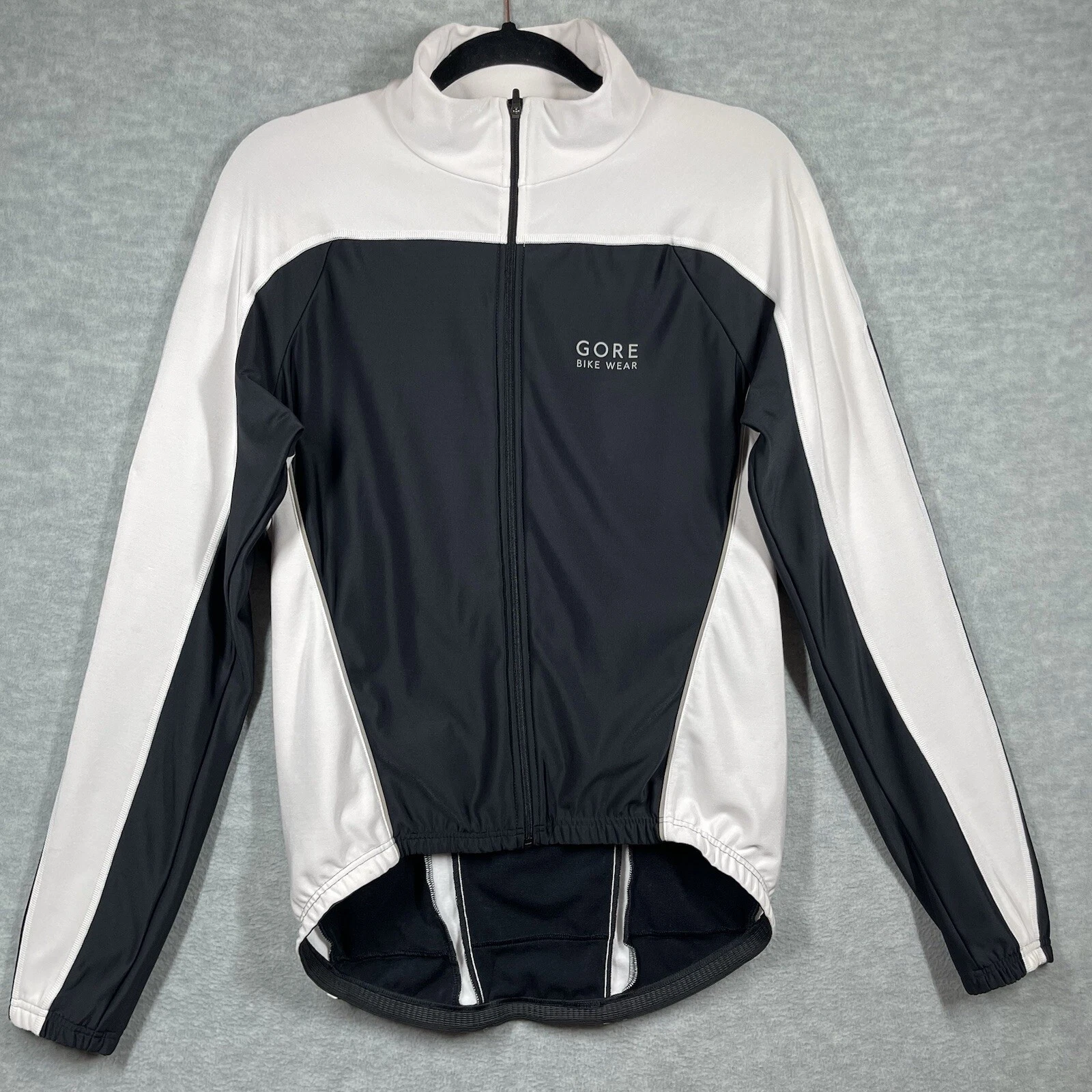 gore-bike-wear fitted reflective stretch full zip jacket