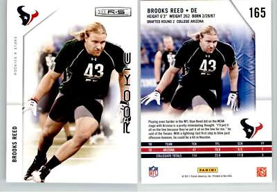 Brooks Reed 2011 Rookies & Stars #165 Arizona Texans RC Rookie | eBay
