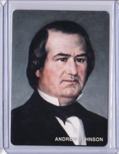 1992 Mother's Cookies United States Presidents #17 ANDREW JOHNSON ID5