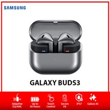 NEW Samsung Galaxy Buds3 Active Noise Cancellation Bluetooth Earbuds AU - SILVER