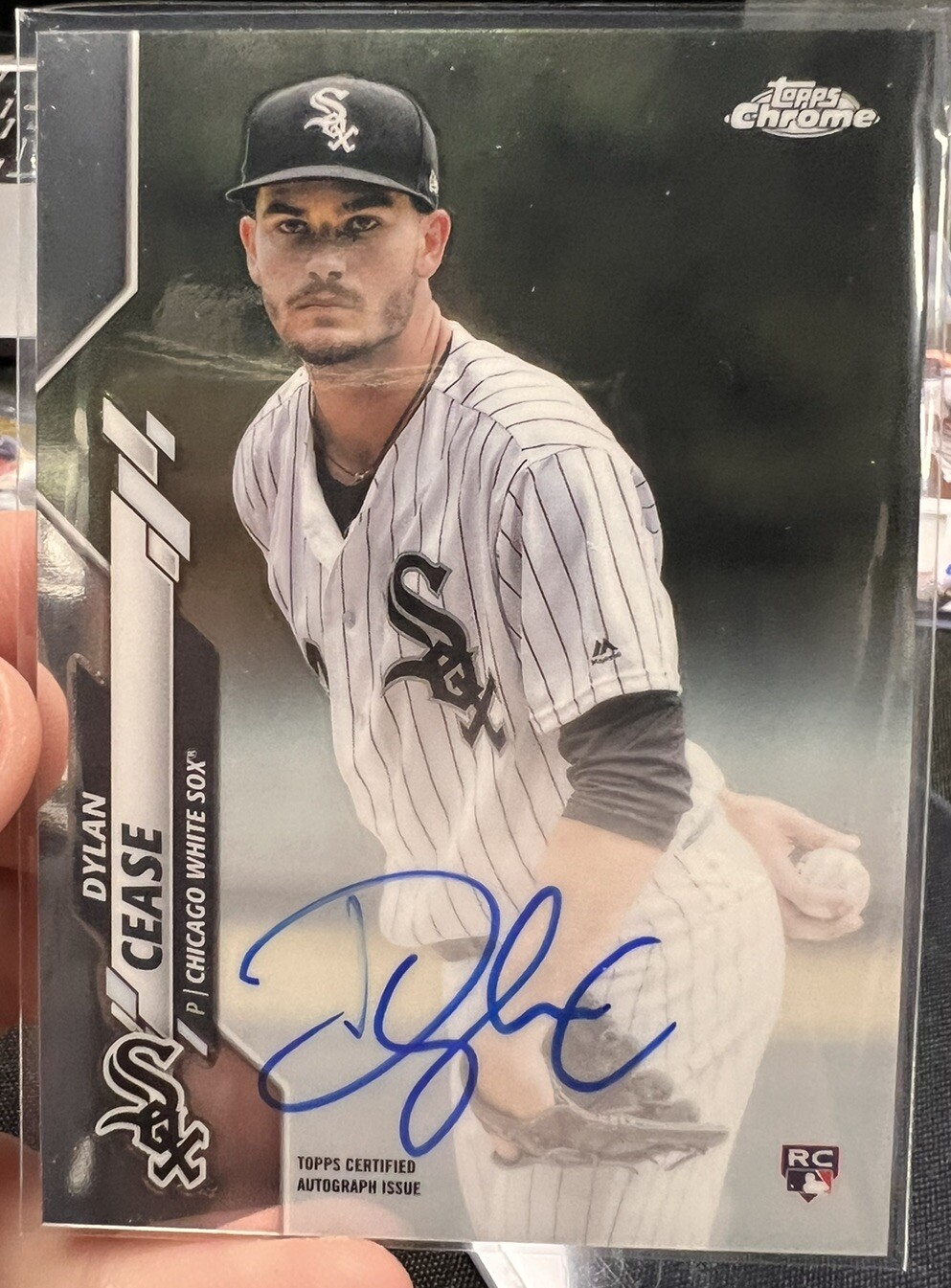 2020 Topps Chrome Dylan Cease Auto #RA-DCE Rookie Auto RC White Sox Padres
