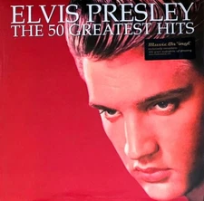 ELVIS PRESLEY - THE 50 GREATEST HITS - 180-GRAM VINYL 3-LP SET " NEW, SEALED "