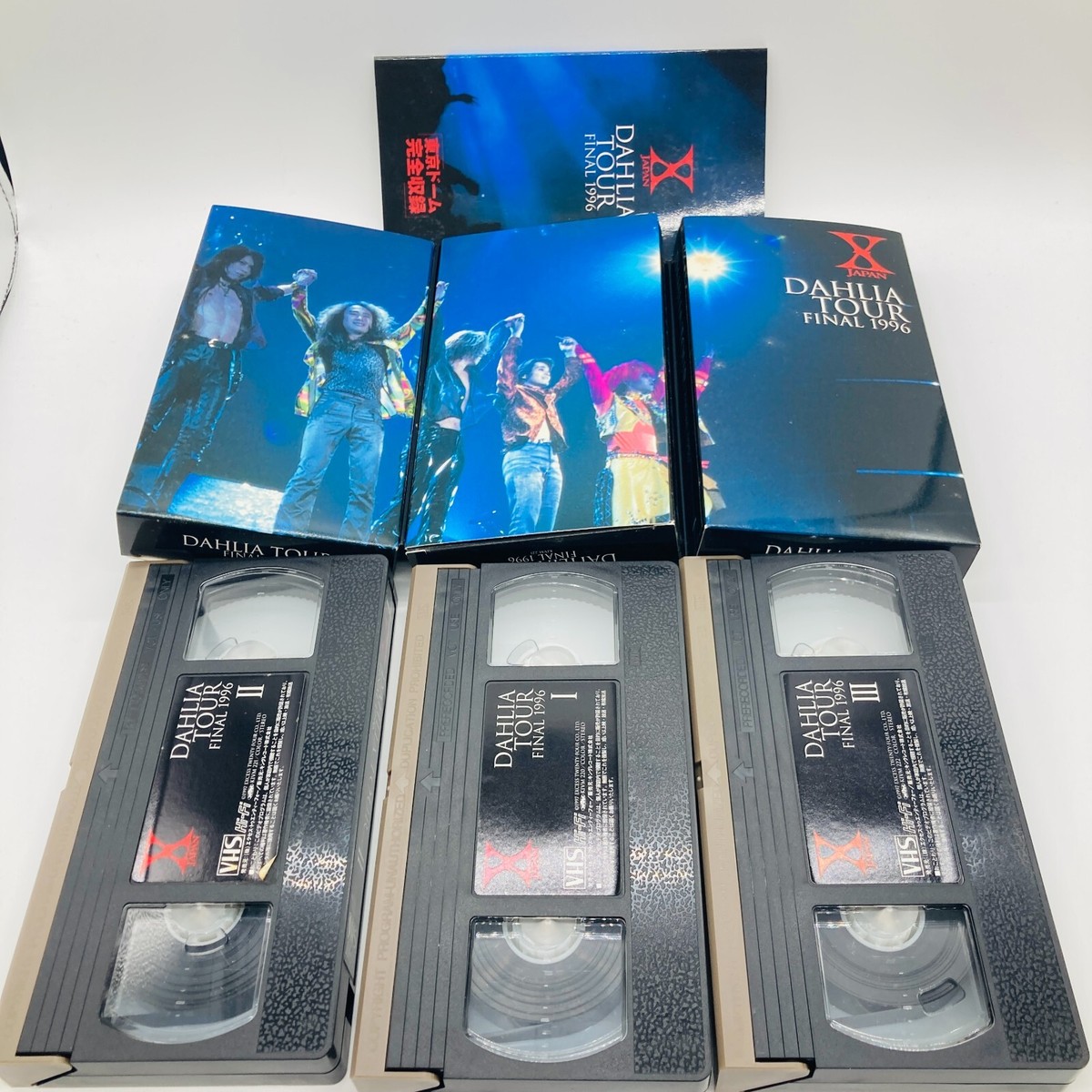 ミュージック DAHLIA TOUR  FINAL VHS X JAPAN DAHLIA TOUR FINAL 1996 Vintage VHS 3 Tapes Set