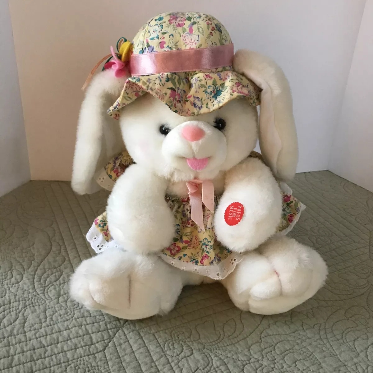 Musical plush 2025 easter bunny