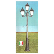 Lampione da giardino per esterno alluminio Oristano H333.C22 Made in Italy