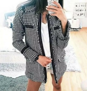 zara tweed coat