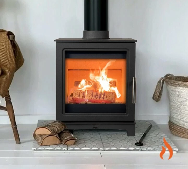A+ Skiddaw 5kW SOLID FUEL STOVE Mi Wood Fire Place Log Burner Burning Multi  Fire | eBay