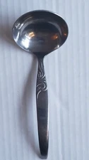 National Stainless Gravy Serving Spoon Swirl Pattern  8 In
