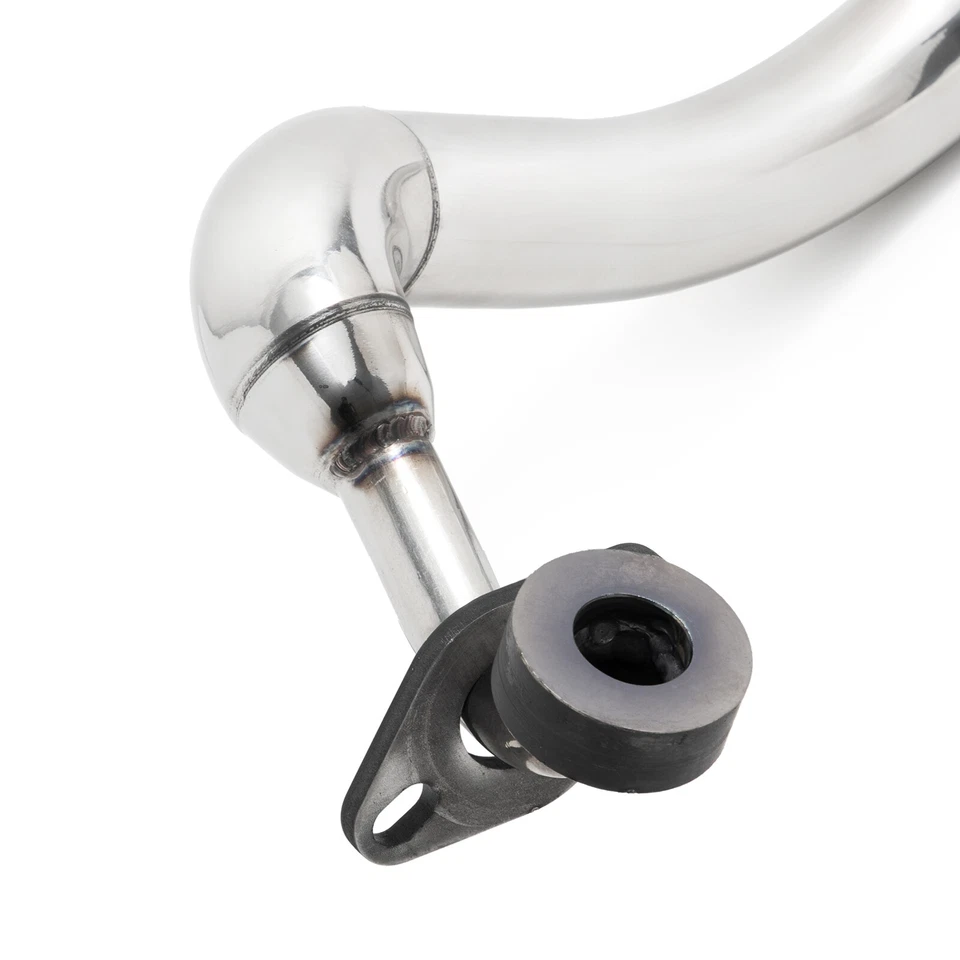 Tubo de escape pulido para Yamaha V Star 1100 XVS1100 A Classic Custom Silverado Foto 4 de 4