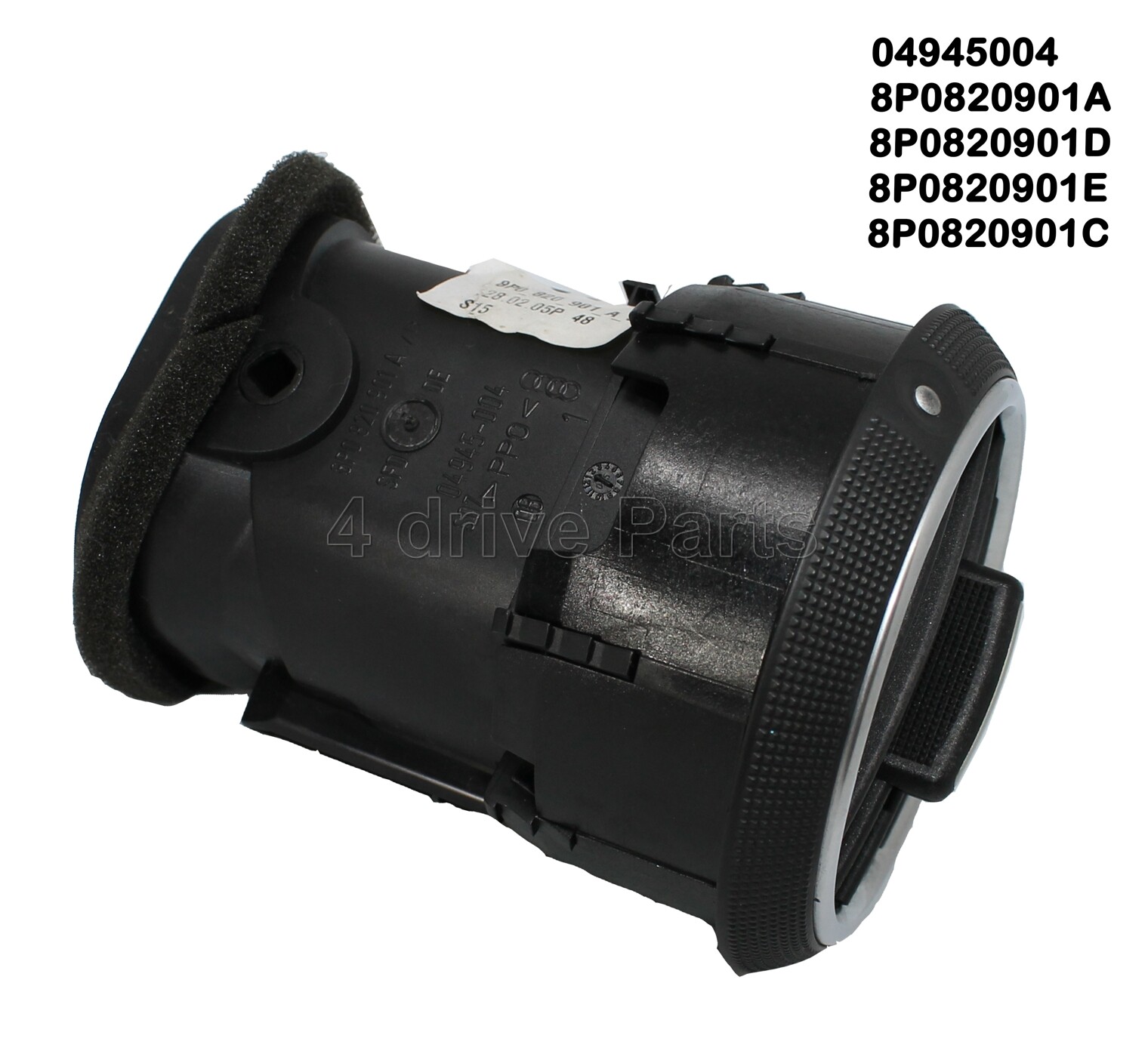 8P0820901A Genuine Audi A3 S3 Sport Black Dashboard Air  