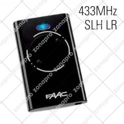 Transmitter Funkfernsteuerung 2 Kanäle Schwarze faac XT2 433 Slh LR 7870071