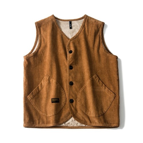 corduroy vest